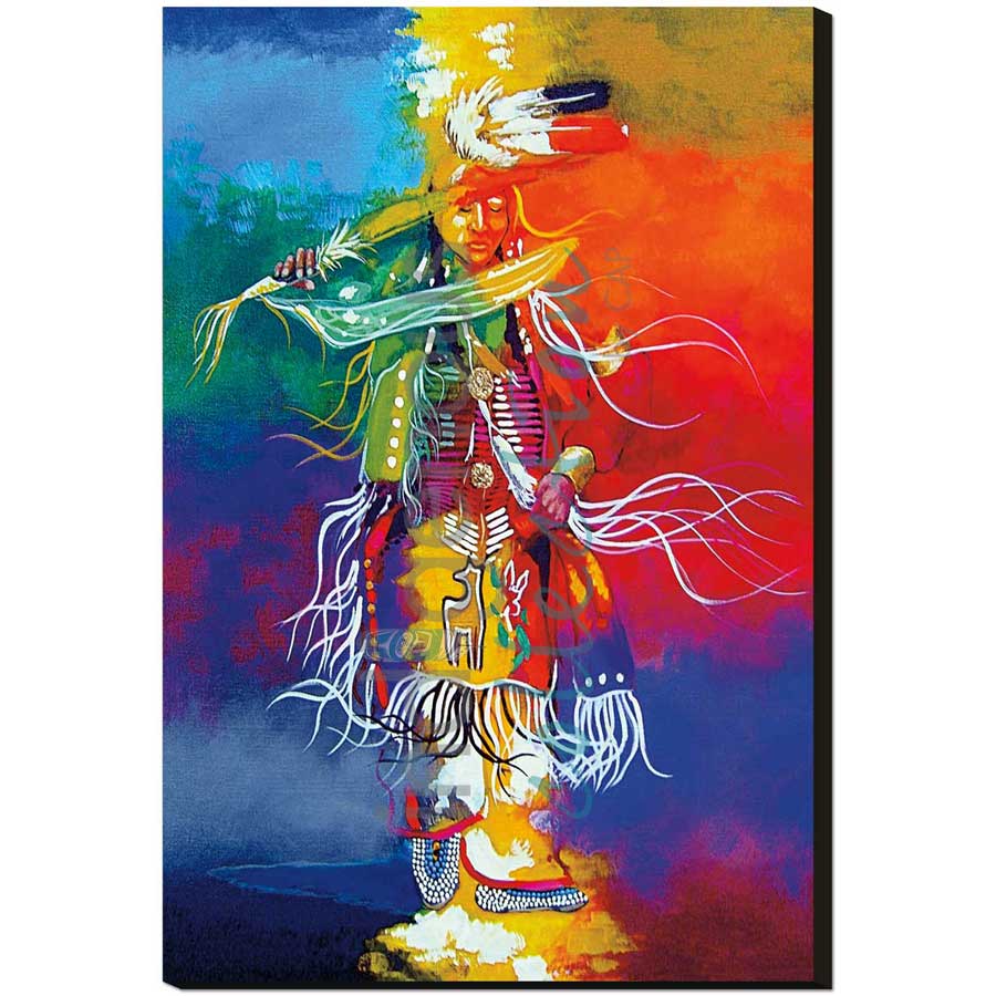 Feel the Spirit by artist John Balloue - Cherokee. Indigenous Collection
