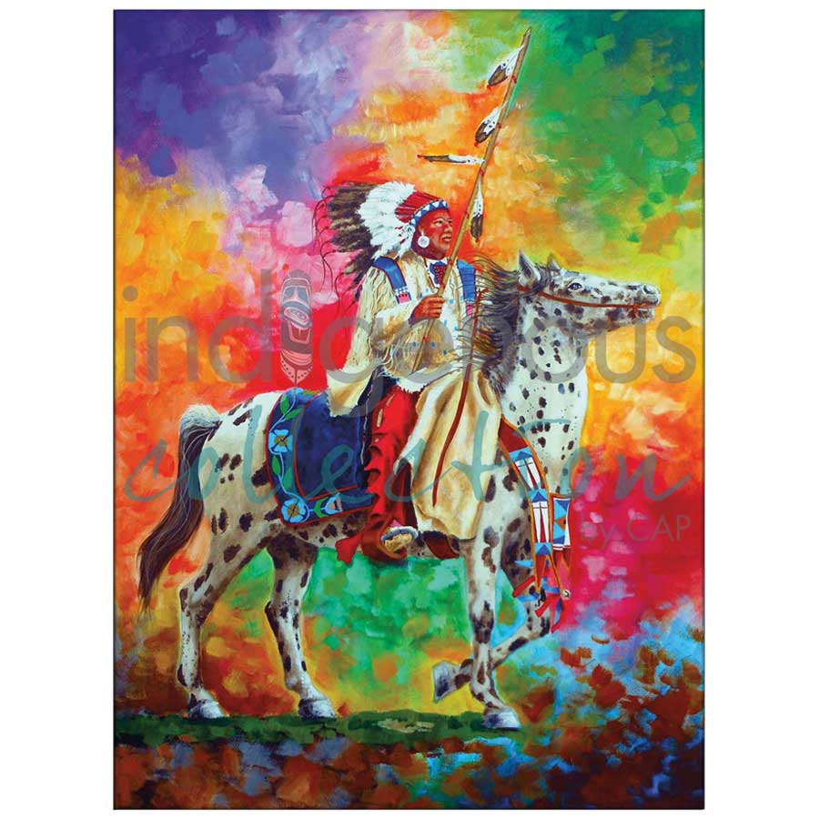 Proud Warrior Canvas Prints