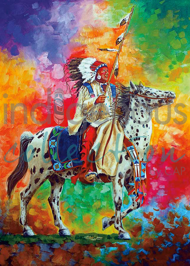 Proud Warrior by artist John Balloue