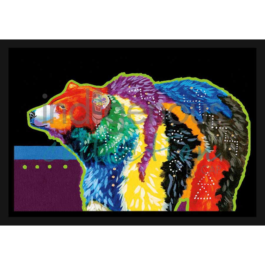 Brother Bear by artist John Balloue - Cherokee. Indigenous Collection