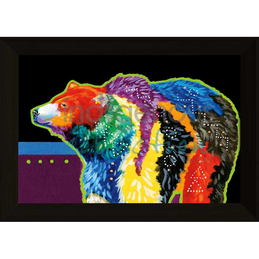 Brother Bear by artist John Balloue - Cherokee. Indigenous Collection