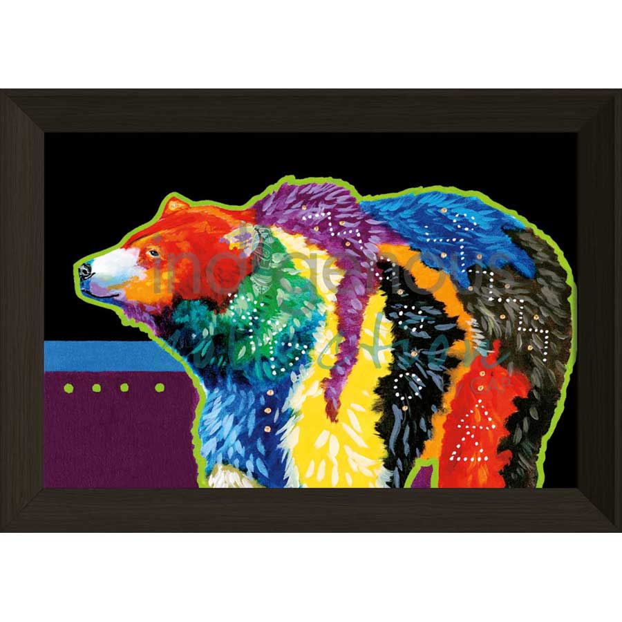 Brother Bear by artist John Balloue - Cherokee. Indigenous Collection
