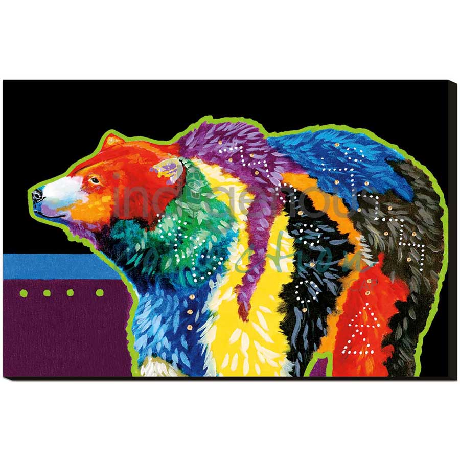 Brother Bear by artist John Balloue - Cherokee. Indigenous Collection