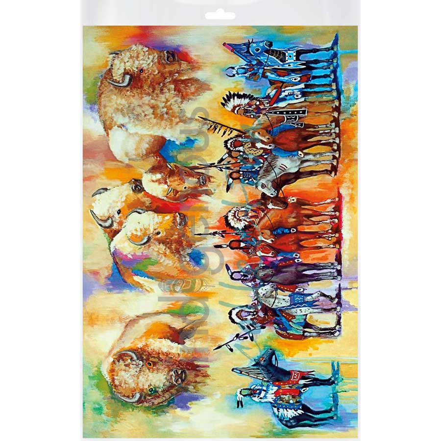 Mystic Warriors by artist John Balloue - Cherokee. Indigenous Collection