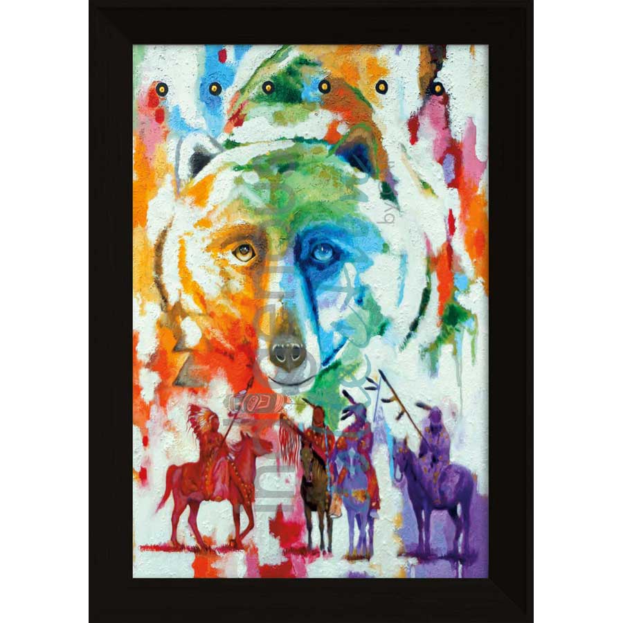 Bear Clan by artist John Balloue - Cherokee. Indigenous Collection