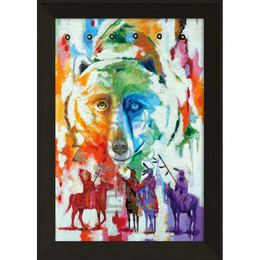 Bear Clan by artist John Balloue - Cherokee. Indigenous Collection