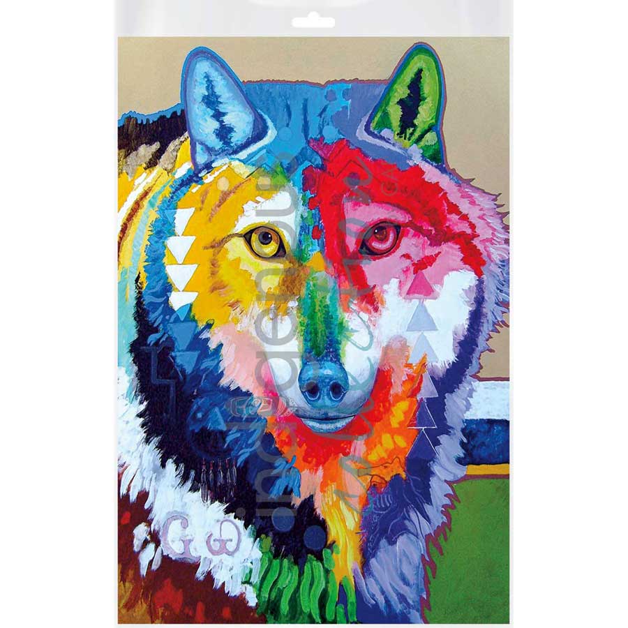 Big Wolf by artist John Balloue - Cherokee. Indigenous Collection