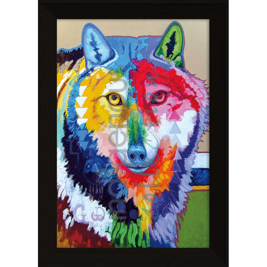 Big Wolf by artist John Balloue - Cherokee. Indigenous Collection