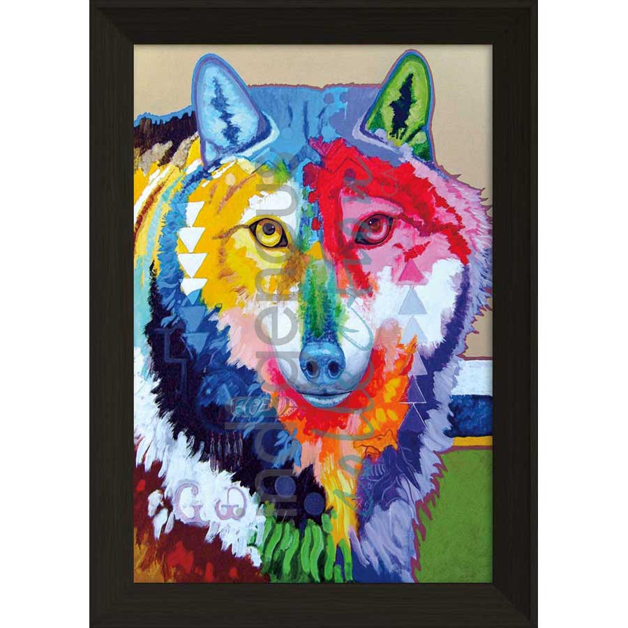 Big Wolf by artist John Balloue - Cherokee. Indigenous Collection