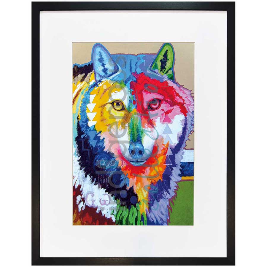 Big Wolf by artist John Balloue - Cherokee. Indigenous Collection