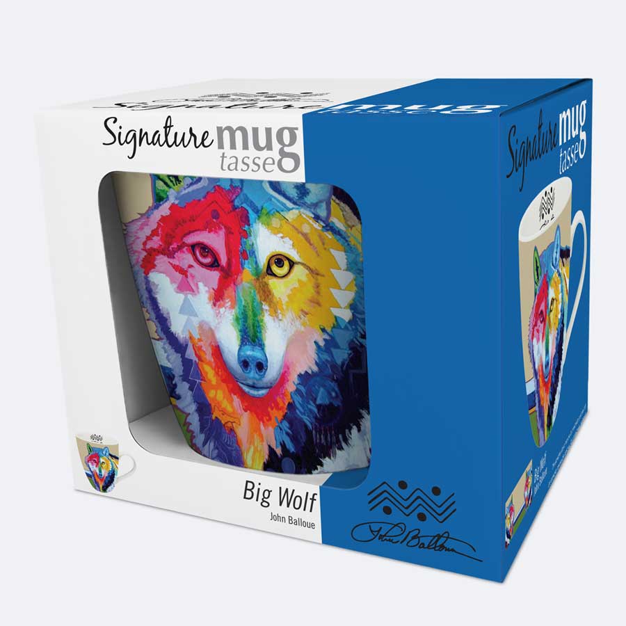 Big Wolf Mug -DENTED BOX