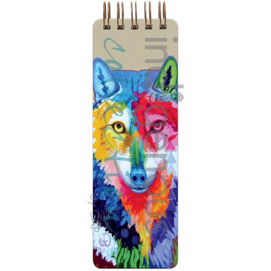 Big Wolf Notepad by artist John Balloue. Indigenous Collection.