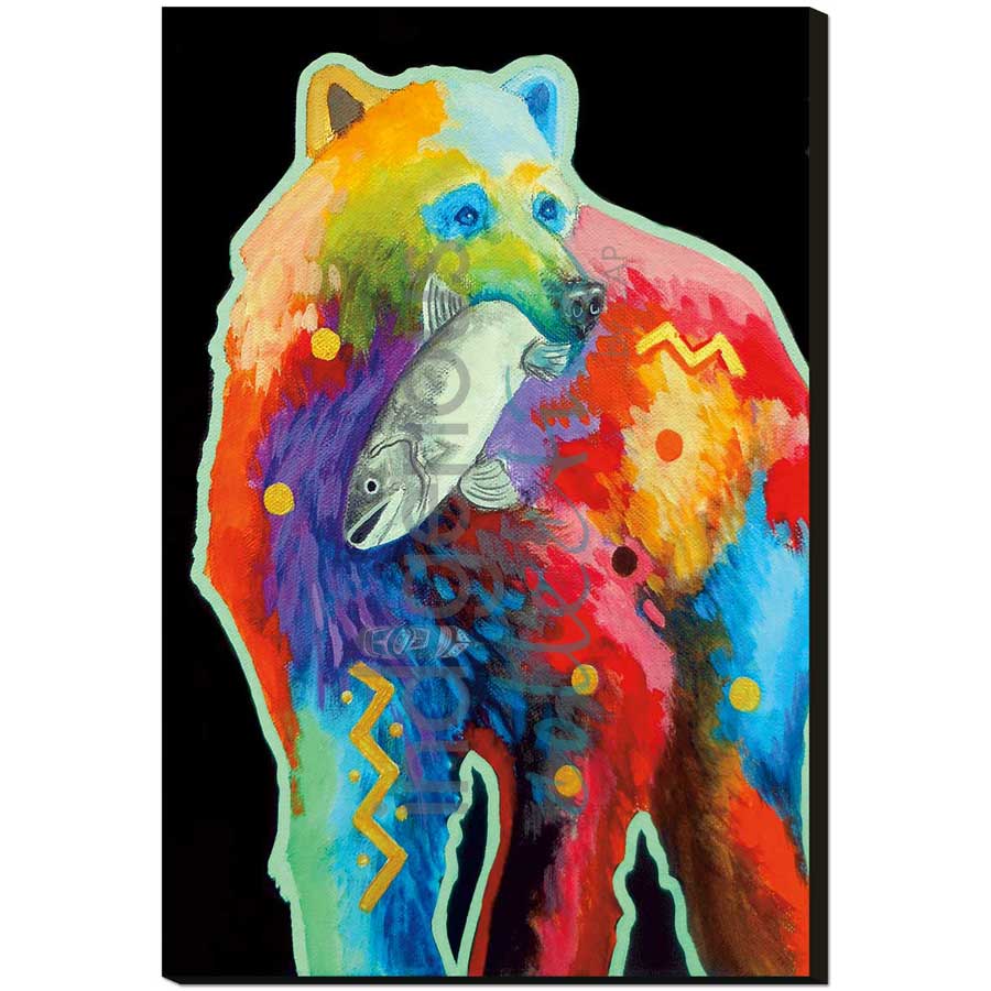 Catch of the Day by artist John Balloue - Cherokee. Indigenous Collection