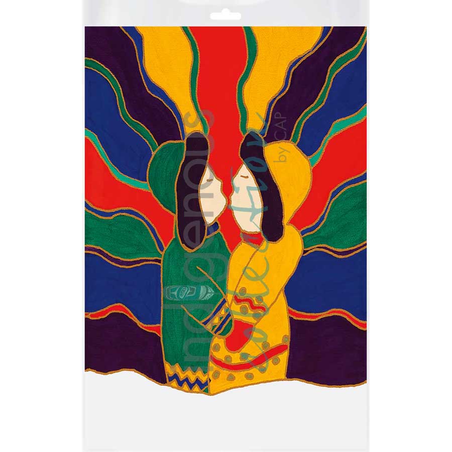 Winter Kiss by artist Dawn Oman - Denesuline (Chipewyan). Indigenous Collection