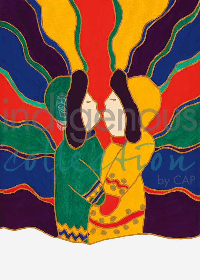 Winter Kiss by artist Dawn Oman