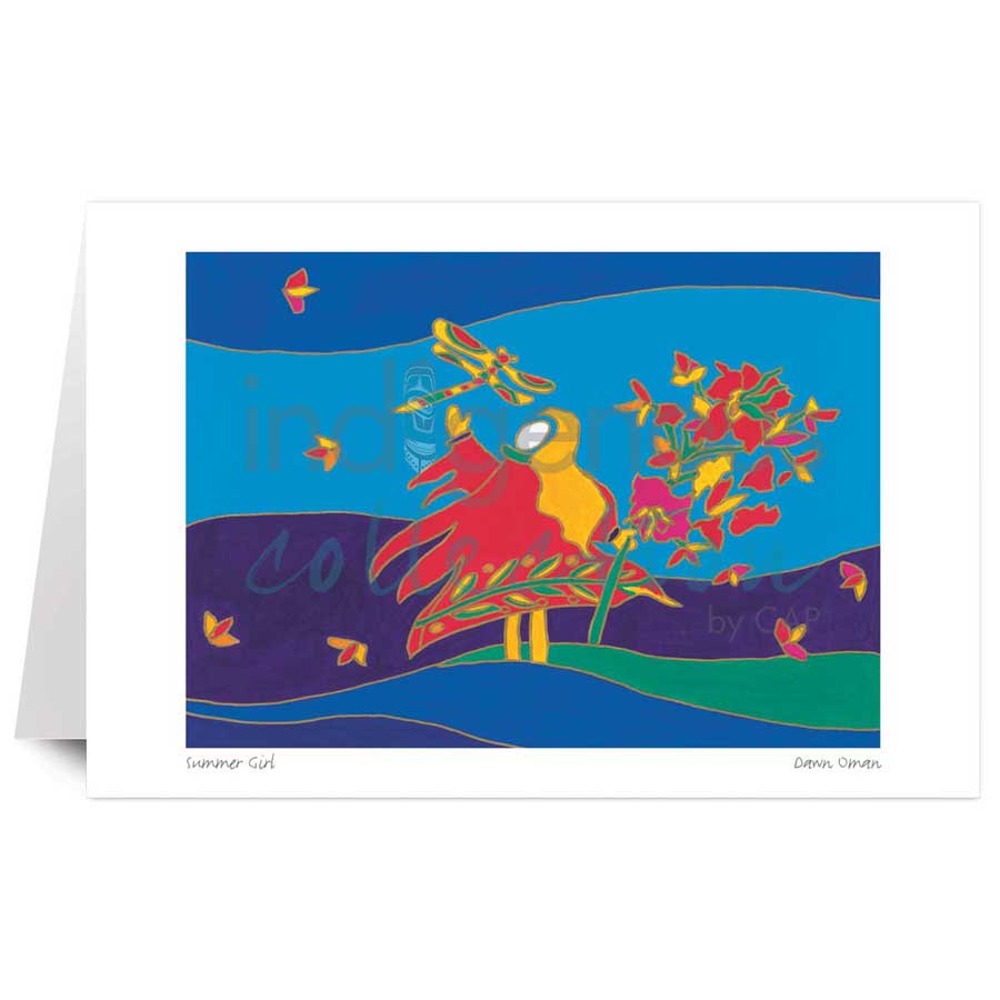 Summer Girl by artist Dawn Oman