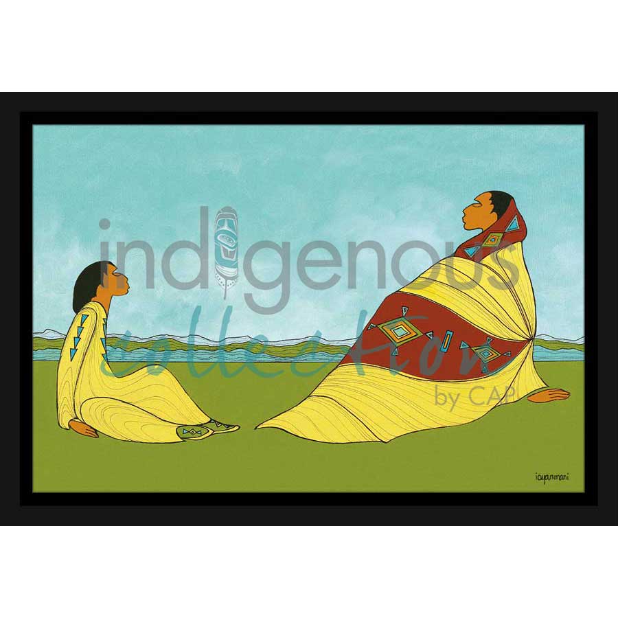Ancient Teachings by artist Maxine Noel - Santee Oglala Sioux. Indigenous Collection