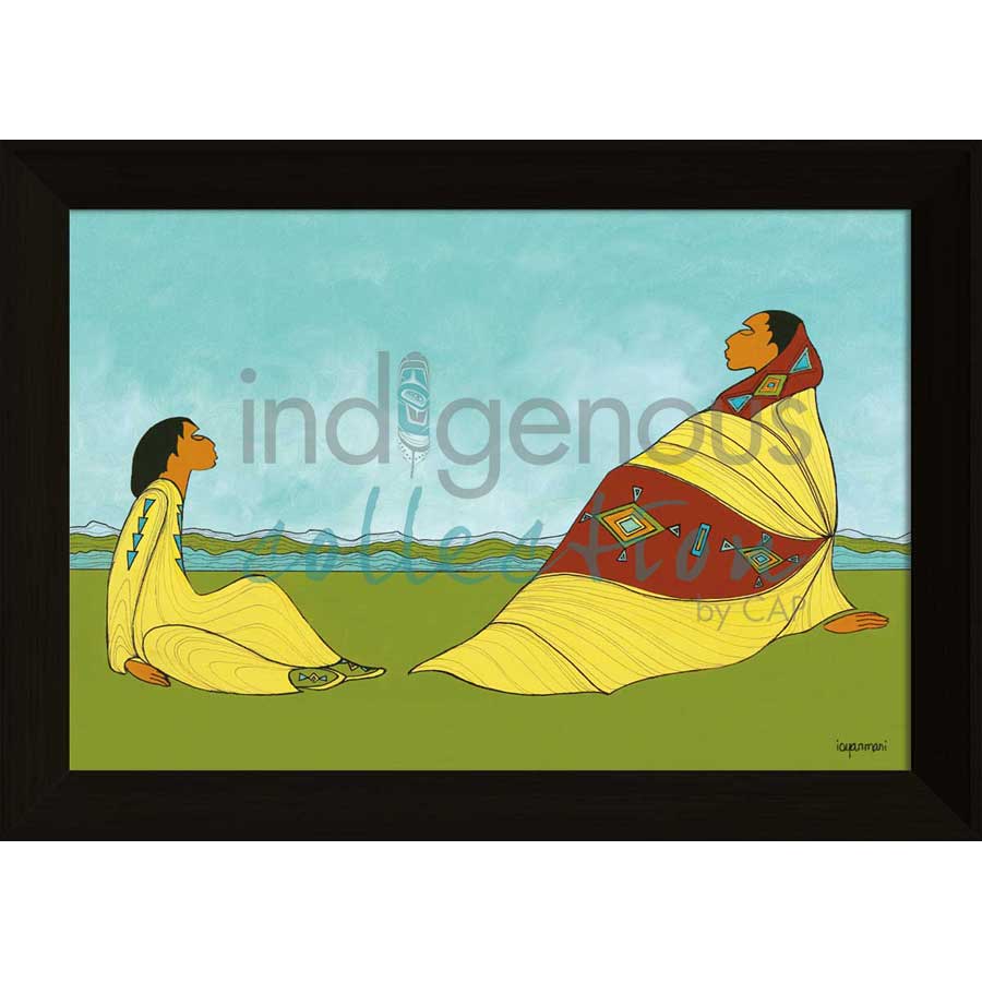 Ancient Teachings by artist Maxine Noel - Santee Oglala Sioux. Indigenous Collection