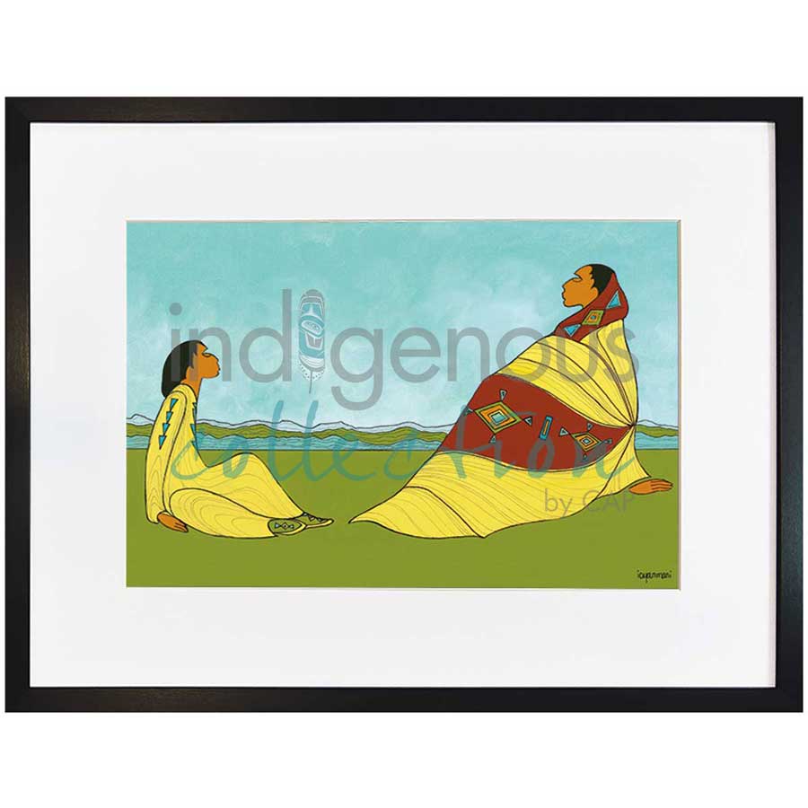 Ancient Teachings by artist Maxine Noel - Santee Oglala Sioux. Indigenous Collection