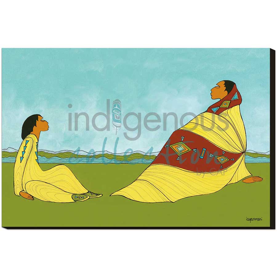 Ancient Teachings by artist Maxine Noel - Santee Oglala Sioux. Indigenous Collection