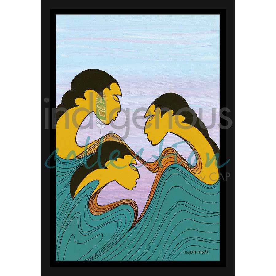 At One With Nature by artist Maxine Noel - Santee Oglala Sioux. Indigenous Collection