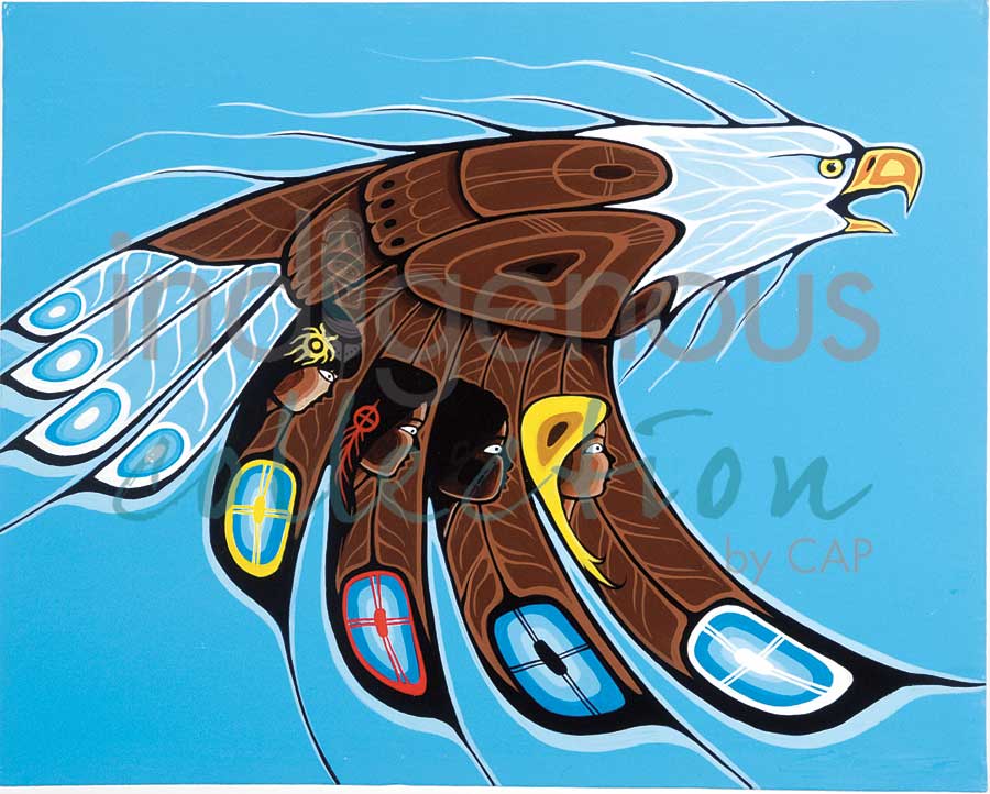 On Eagle's Wings by artist Shelly Fletcher