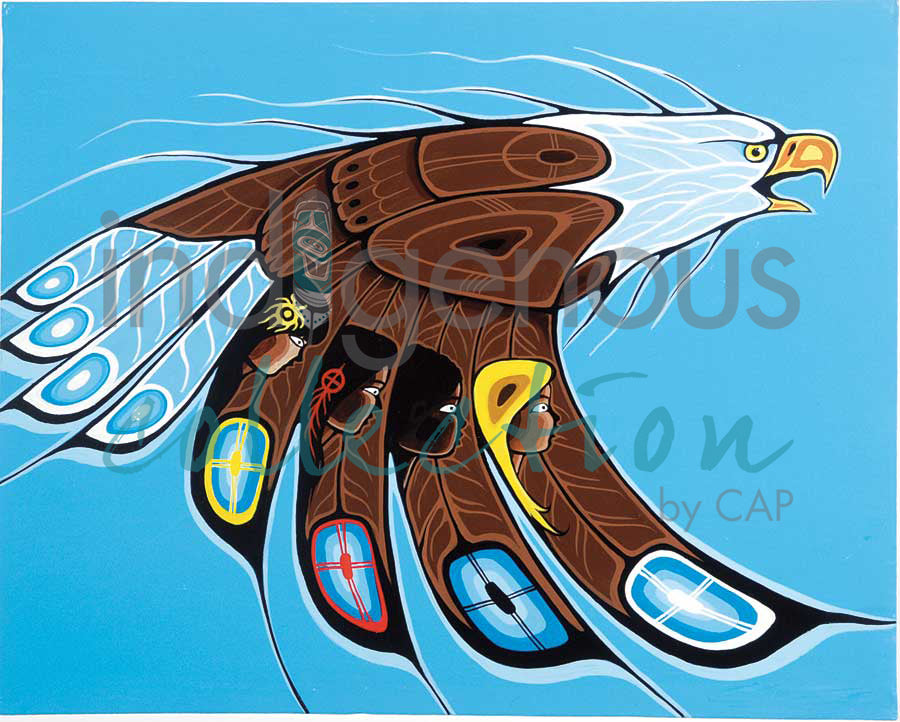 On Eagle's Wings by artist Shelly Fletcher