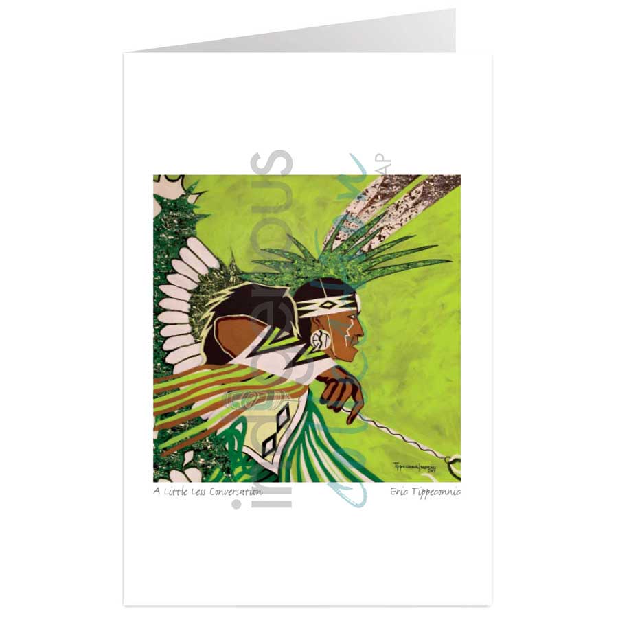 A Little Less Conversation by artist Eric Tippeconnic