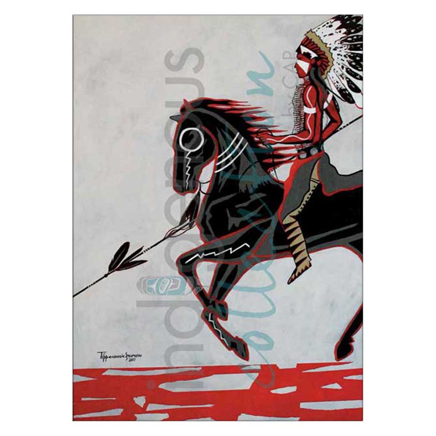 Comanche Warrior  Canvas Prints