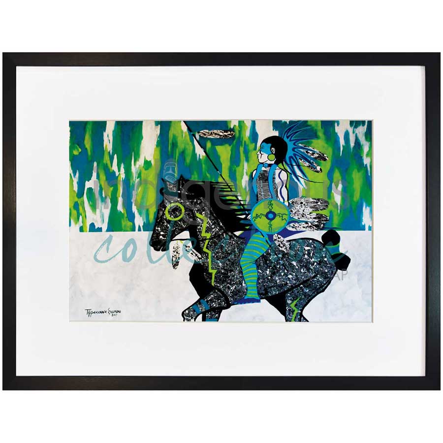 Moonlight Drive by artist Eric Tippeconnic - Comanche. Indigenous Collection
