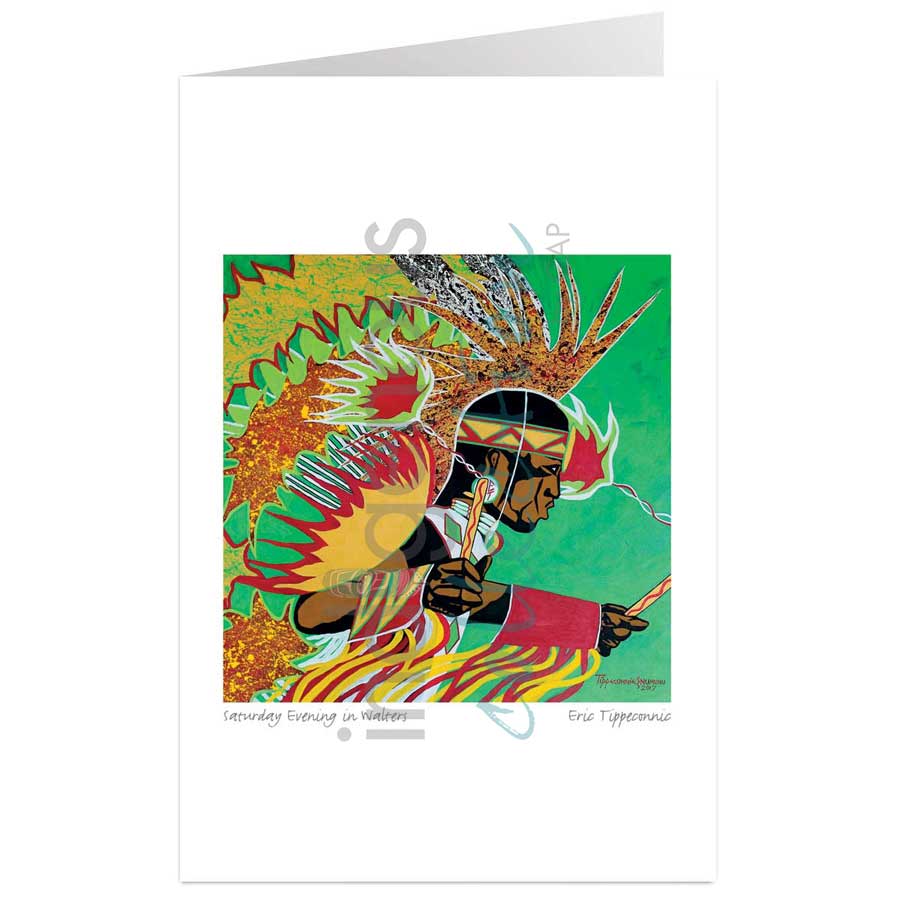 Saturday Evening in Walters  by artist Eric Tippeconnic