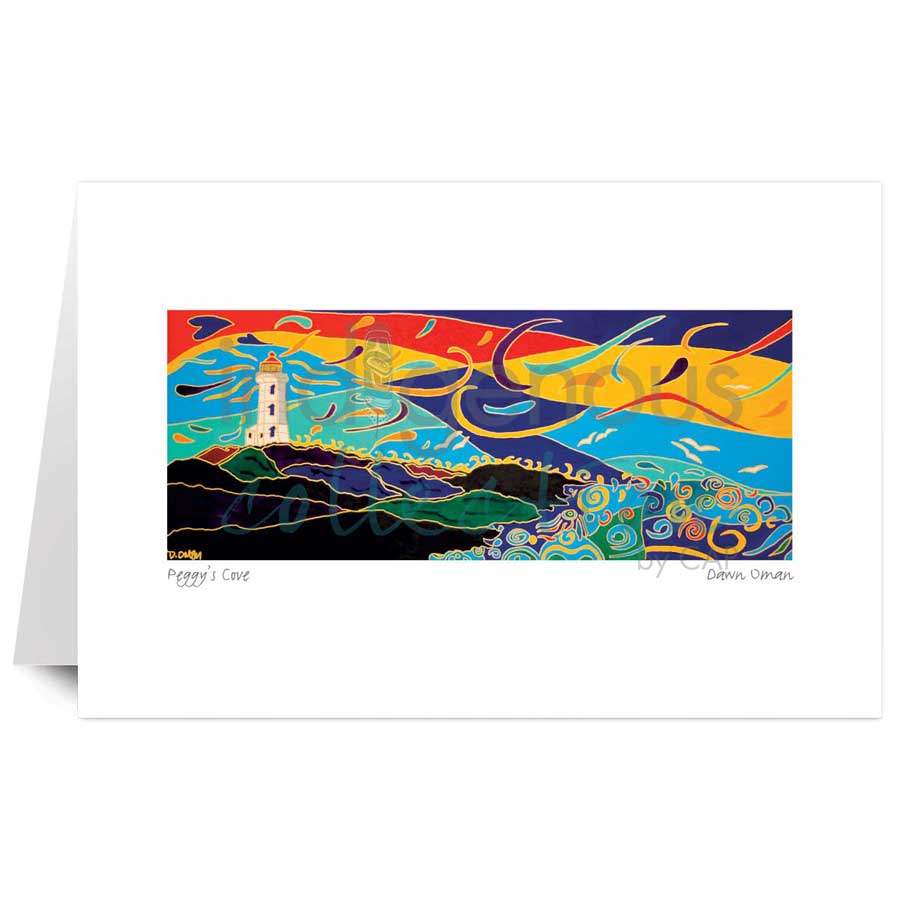 Peggy's Cove by artist Dawn Oman