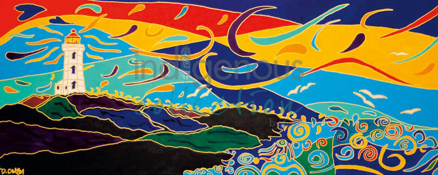 Peggy's Cove by artist Dawn Oman