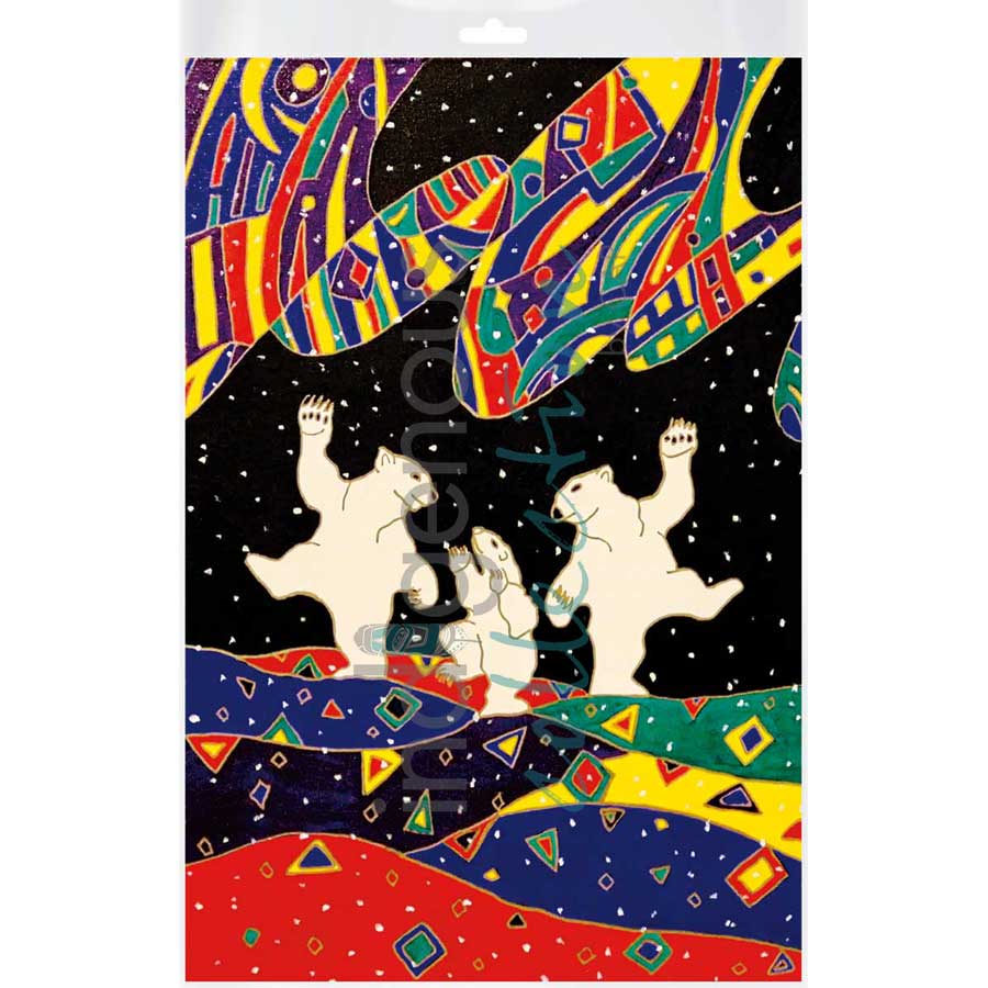 Dancing Bears by artist Dawn Oman - Denesuline (Chipewyan). Indigenous Collection