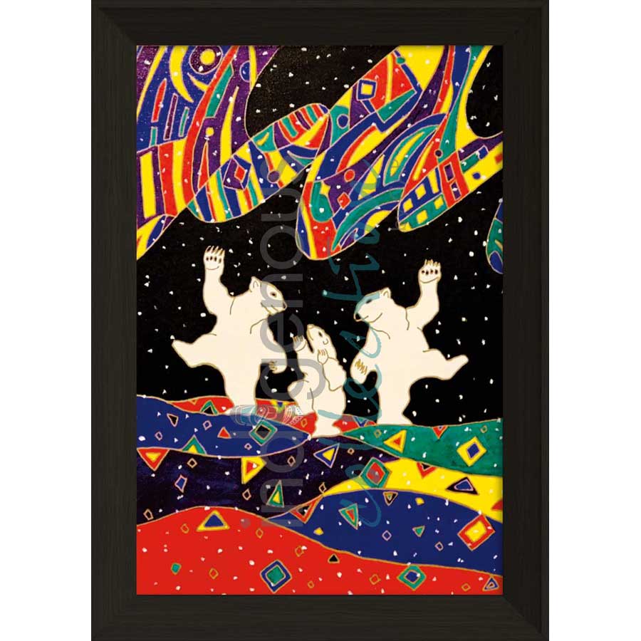 Dancing Bears by artist Dawn Oman - Denesuline (Chipewyan). Indigenous Collection