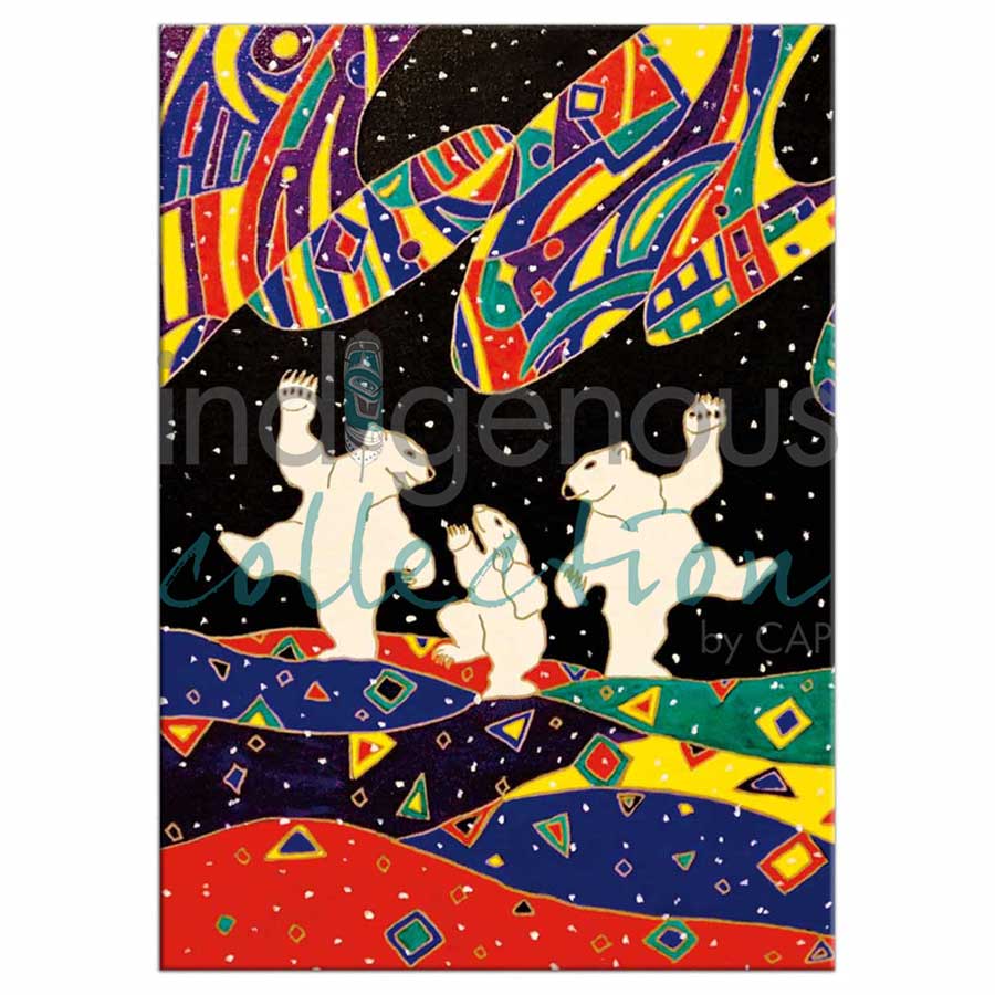 Dancing Bears Magnets by artist Dawn Oman