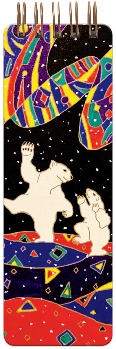 Dancing Bears Notepad by artist Dawn Oman