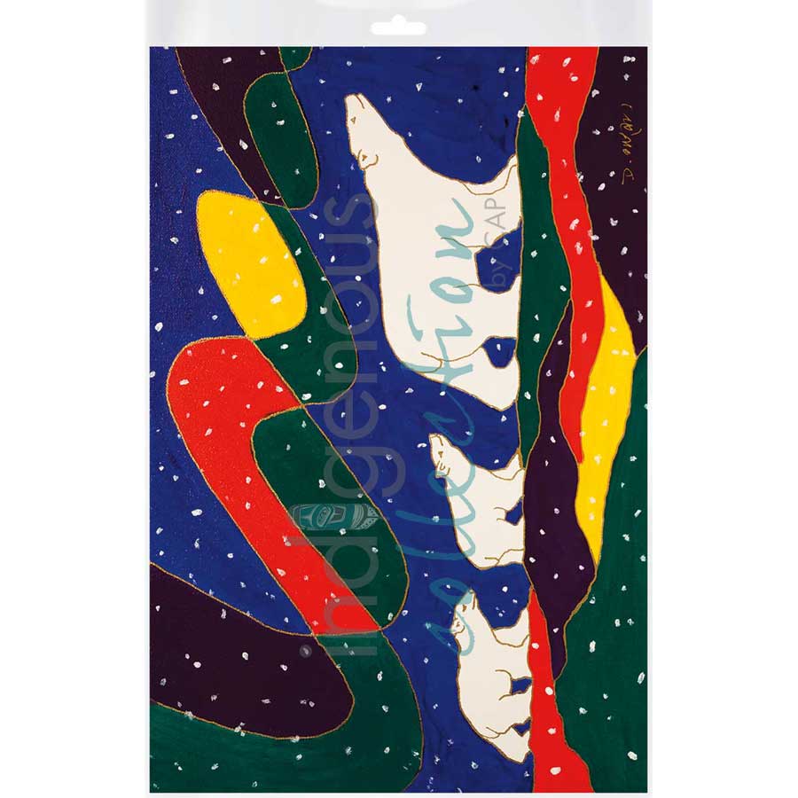 Three Bears by artist Dawn Oman - Denesuline (Chipewyan). Indigenous Collection