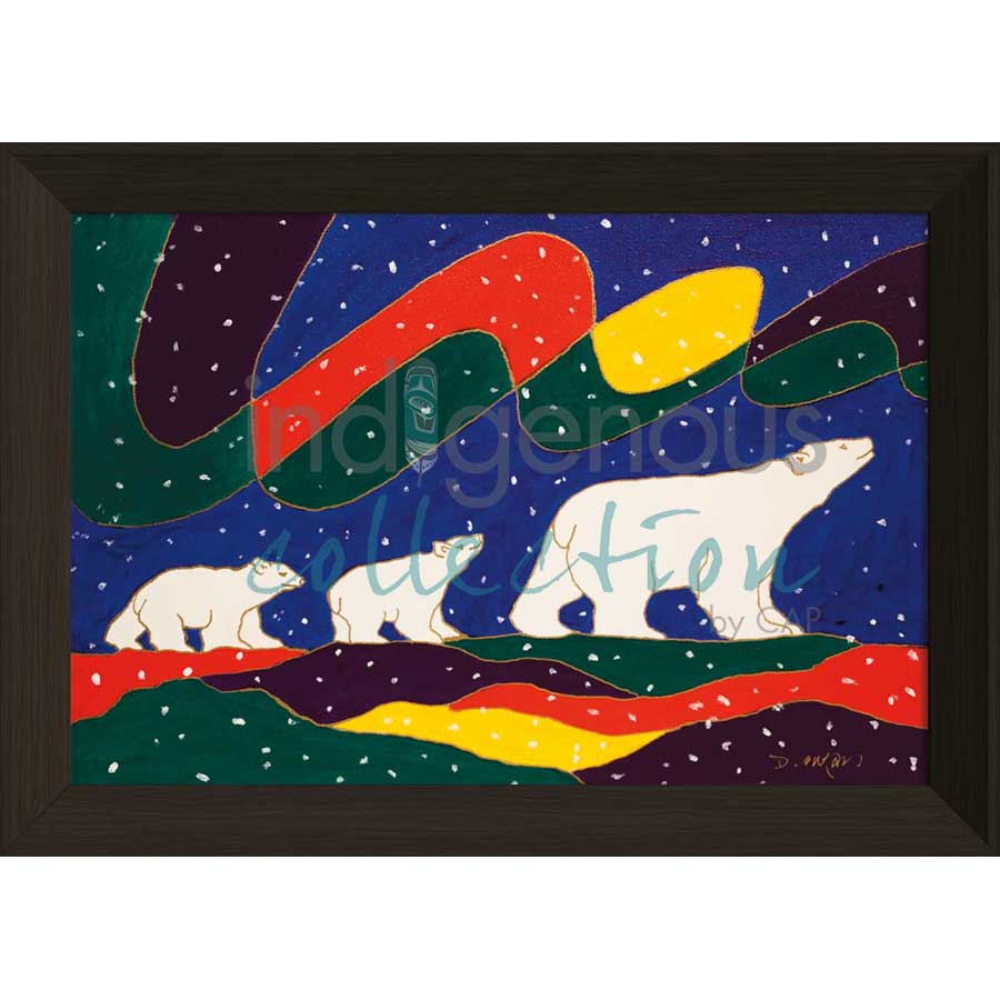 Three Bears by artist Dawn Oman - Denesuline (Chipewyan). Indigenous Collection