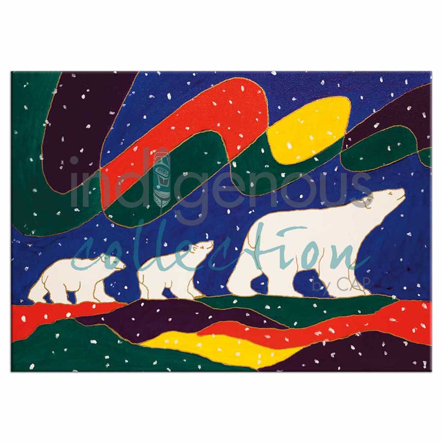 Three Bears Magnets by artist Dawn Oman