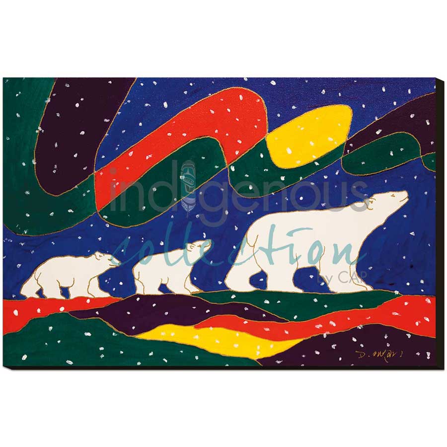 Three Bears by artist Dawn Oman - Denesuline (Chipewyan). Indigenous Collection