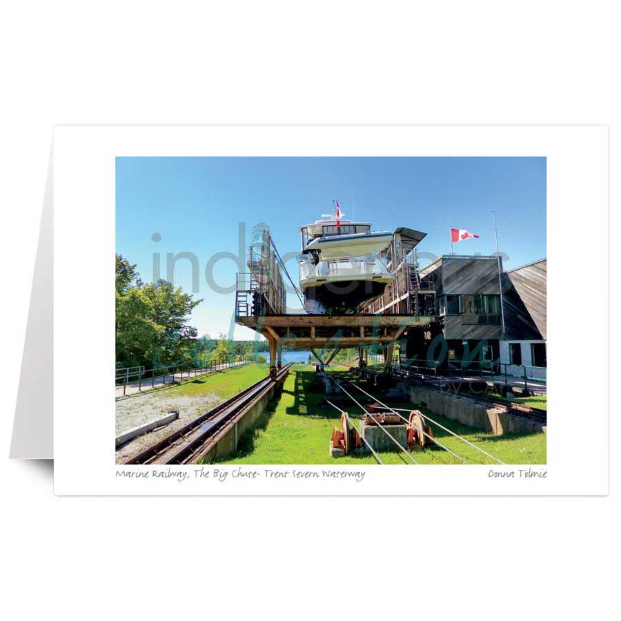 Marine Railway, The Big Chute- Trent Severn Waterway by artist Donna Tolmie