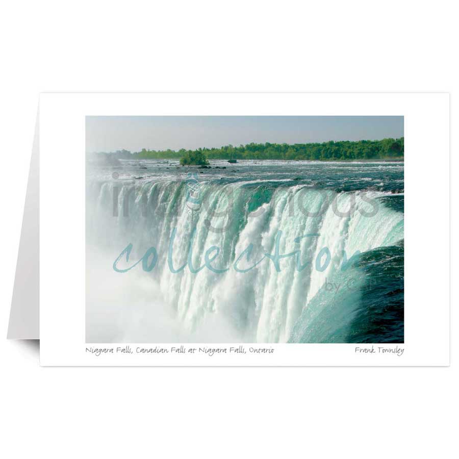 Niagara Falls, Canadian Falls at Niagara Falls, Ontario by artist Frank Townsley