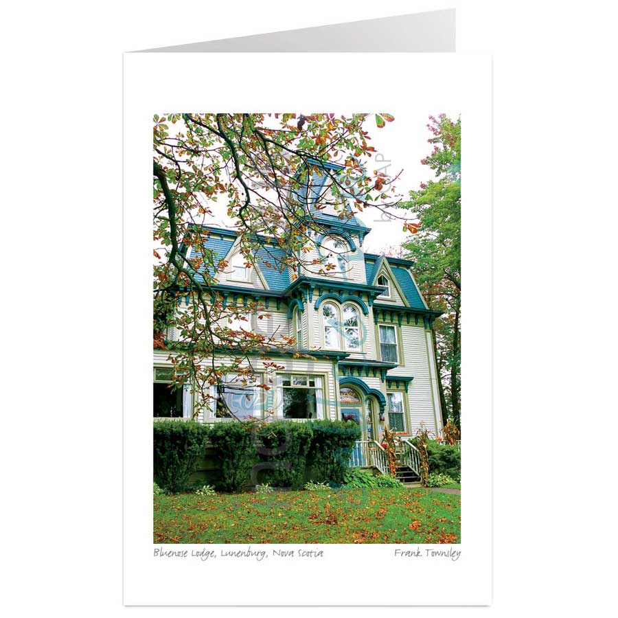 Bluenose Lodge, Lunenburg, Nova Scotia by artist Frank Townsley