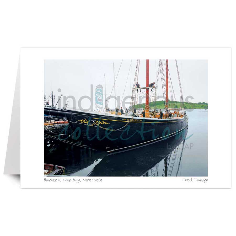 Bluenose II, Lunenburg, Nova Scotia by artist Frank Townsley