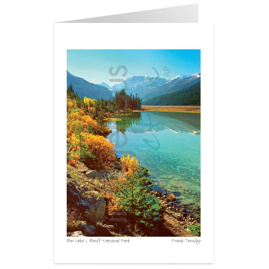 Bow Lake I, Banff National Park by artist Frank Townsley