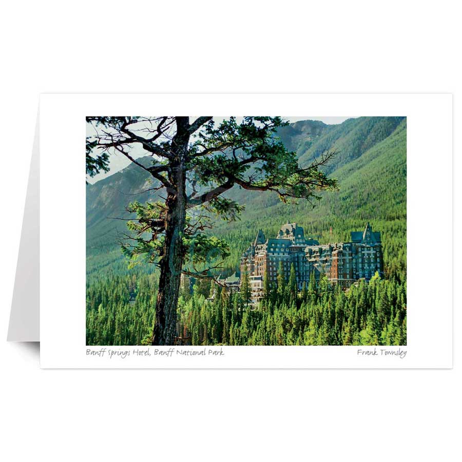 Banff Springs Hotel, Banff National Park by artist Frank Townsley