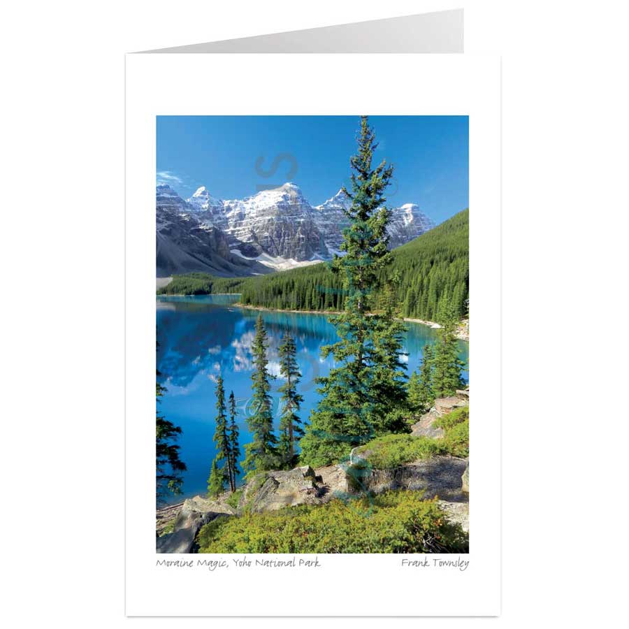 Moraine Magic, Yoho National Park by artist Frank Townsley