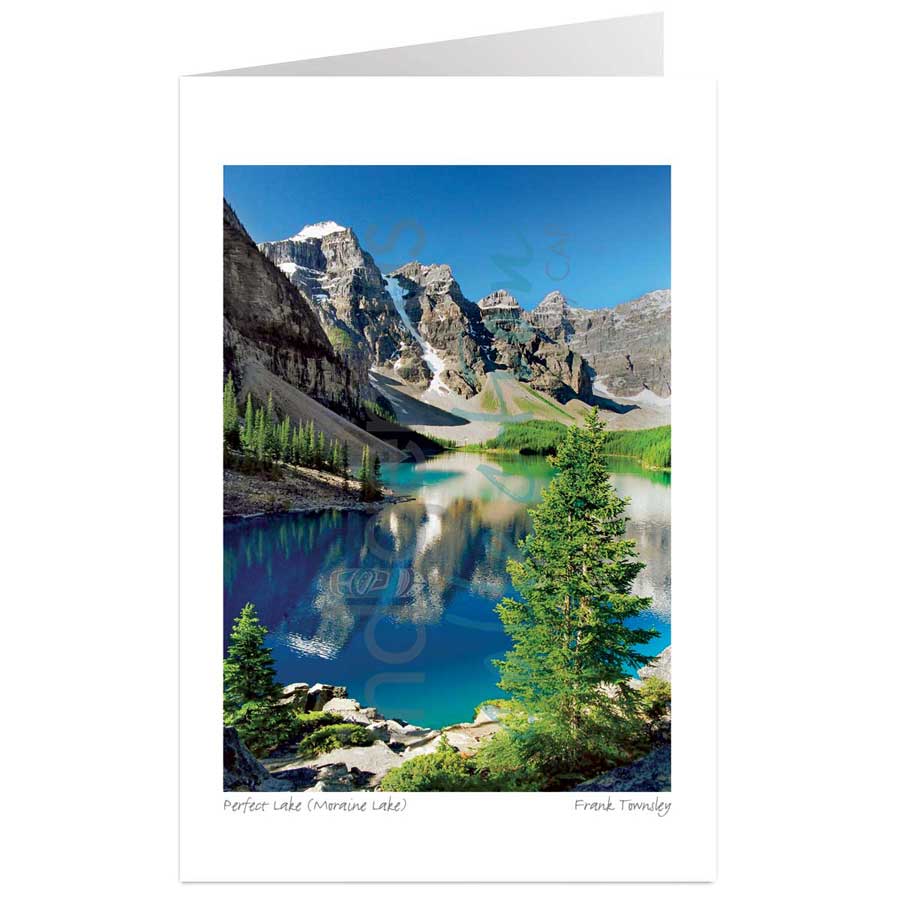 Perfect Lake (Moraine Lake), Banff National Park by artist Frank Townsley