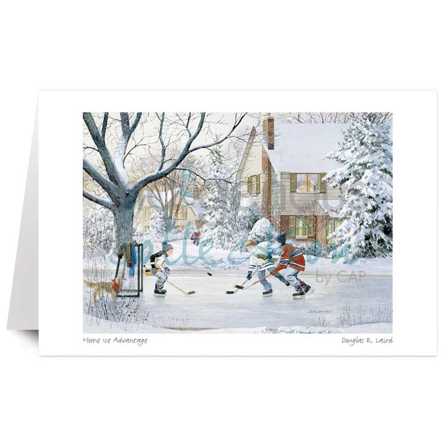 Home Ice Advantage by artist Douglas R. Laird